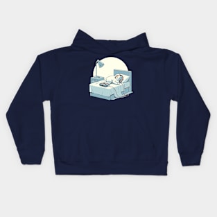 Lofi Chill Cat Kids Hoodie